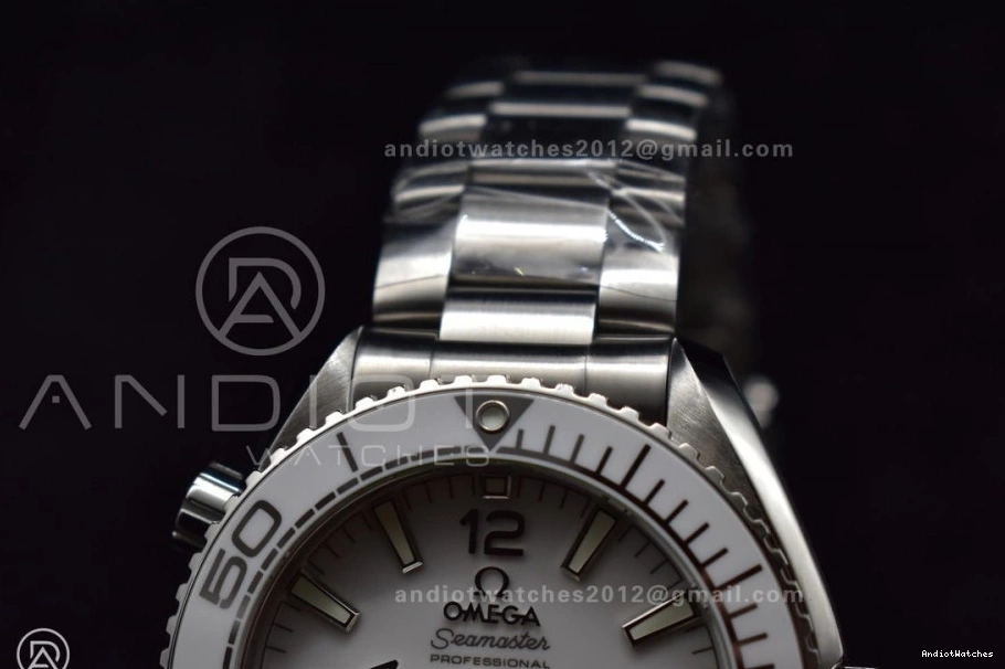 1:1 600m 39.5mm Factory Made Genuine 486 Ocean like White Seamaster Cozy VS Planet 0308